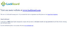 Tablet Screenshot of locklizard-evals.com